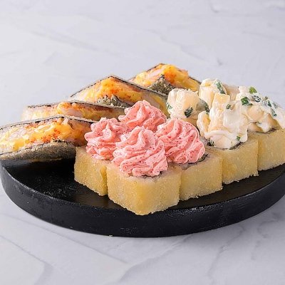Мини сет: Микс темпура + Сэндвич с креветками